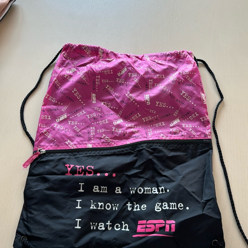 Girls / women drawstring bag, espn